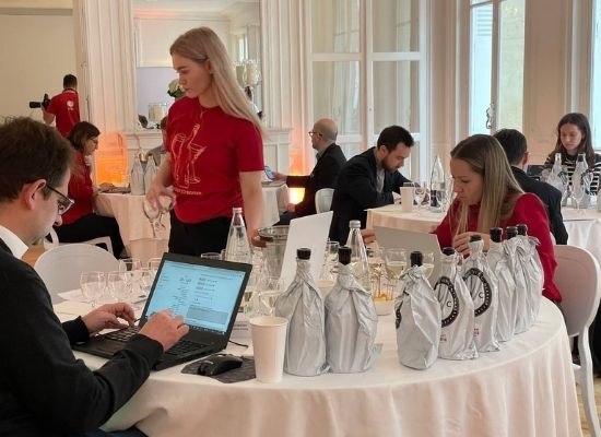 Judging Process From Paris Wine Cup - 2022