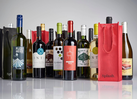 Wines included in a subscription box